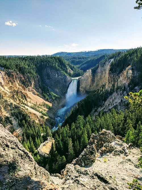 yellowstone waterfalls
