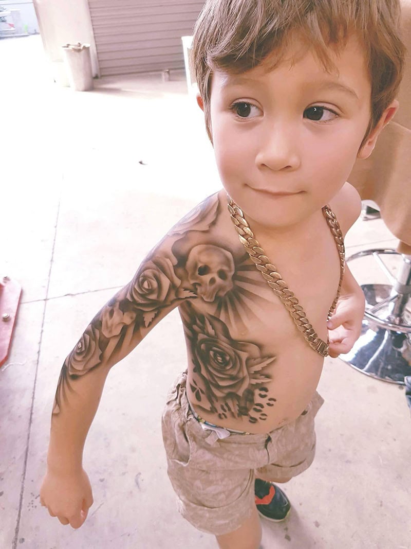 benjamin loyd kids tatoo 2