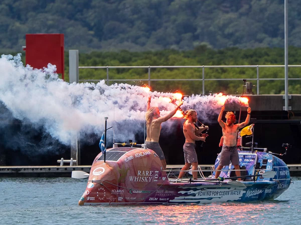 Σκωτσέζοι αδερφοί ρεκόρ στον Ειρηνικό
