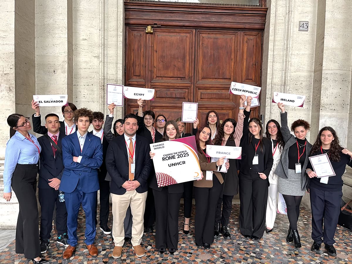 Μαθητές της Novus mente στη Ρώμη