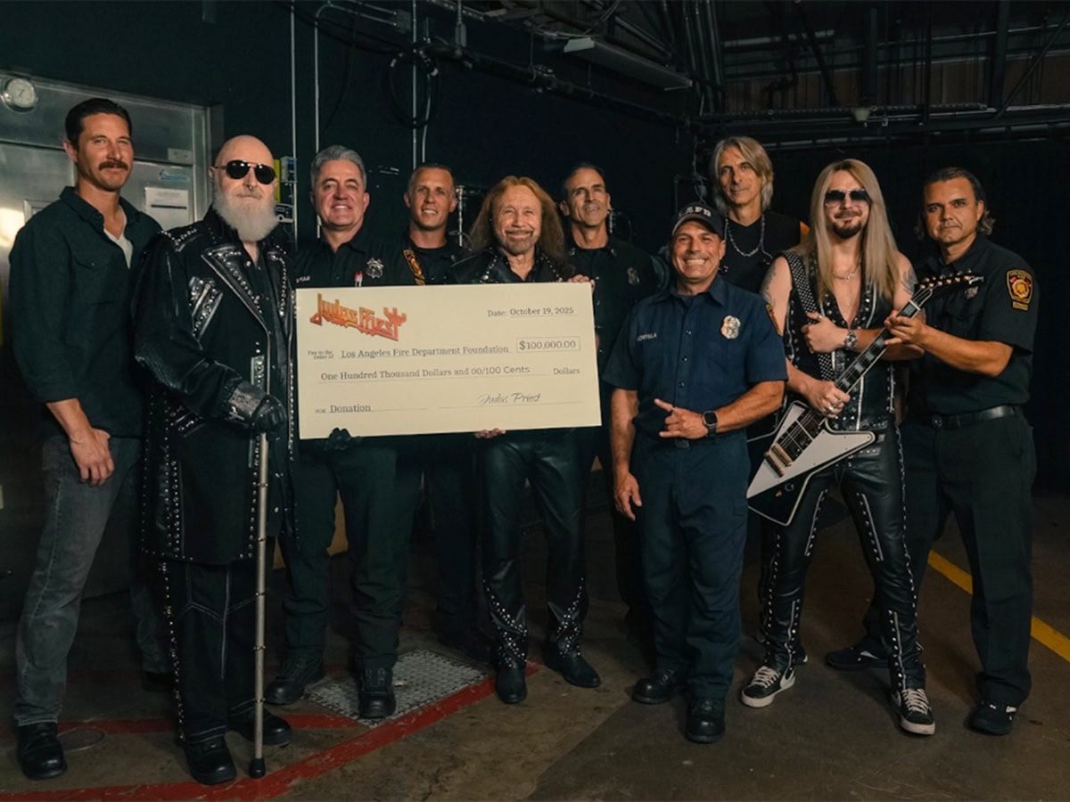Οι JUDAS PRIEST δωρίζουν 100.000 δολάρια στην Πυροσβεστική του Λος Άντζελες