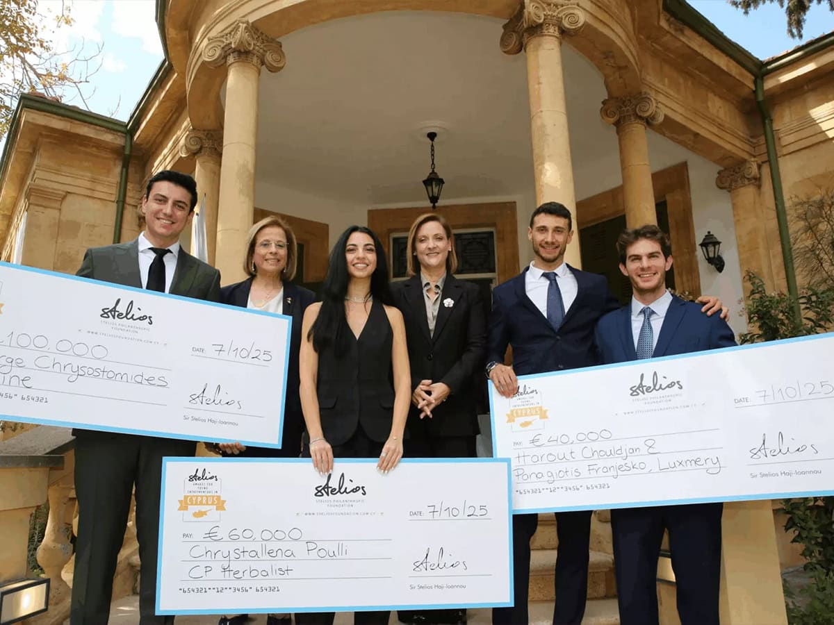 Βράβευση νέων επιχειρηματιών στα Stelios Awards στην Κύπρο