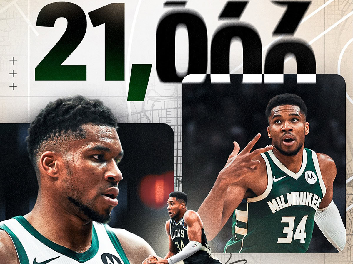 Γιάννης Αντετοκούνμπο 21000 πόντοι και νέο ρεκόρ NBA