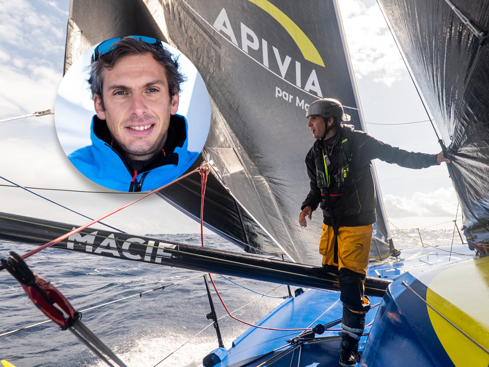 Ο ιστιοπλόος Charlie Dalin μετά τη νίκη του στη Vendée Globe