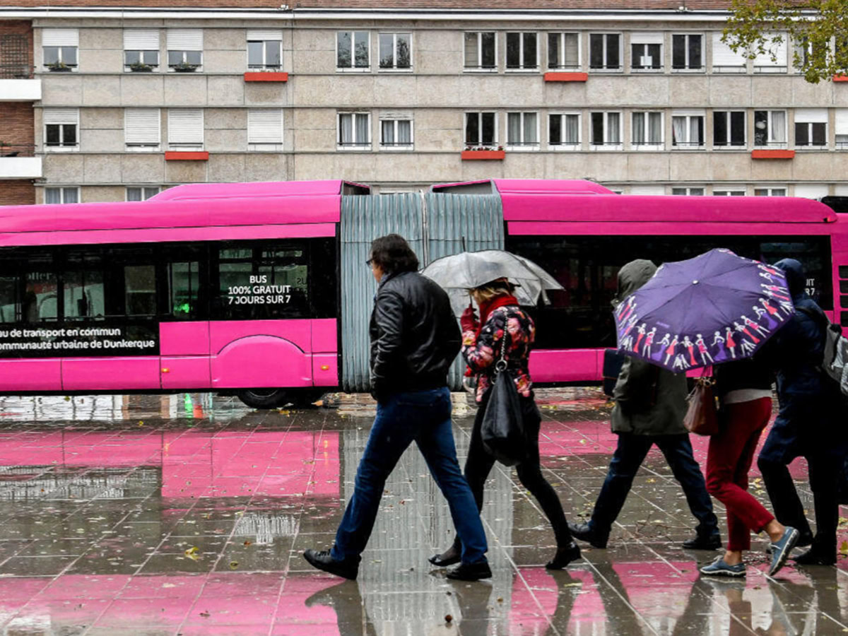 Λεωφορείο δωρεάν συγκοινωνίας στη Δουνκέρκη