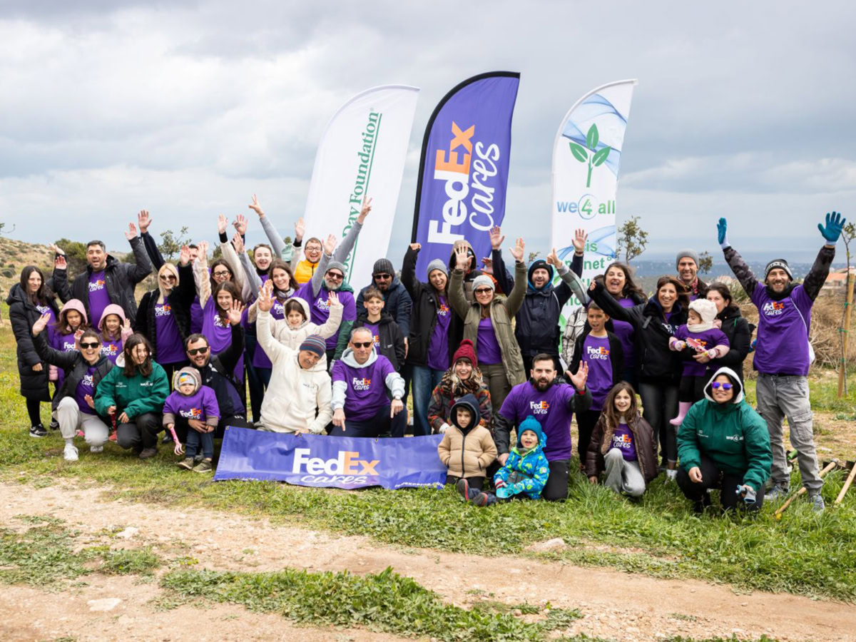 Η FedEx φυτεύει το μέλλον μέσα από δράσεις αναδάσωσης