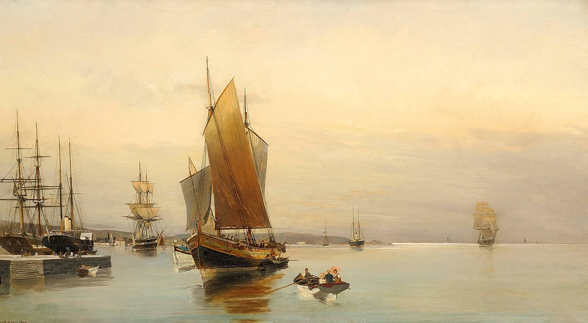 Ιστιοφόρα καταπλέουν στο λιμάνι: 1880-1883