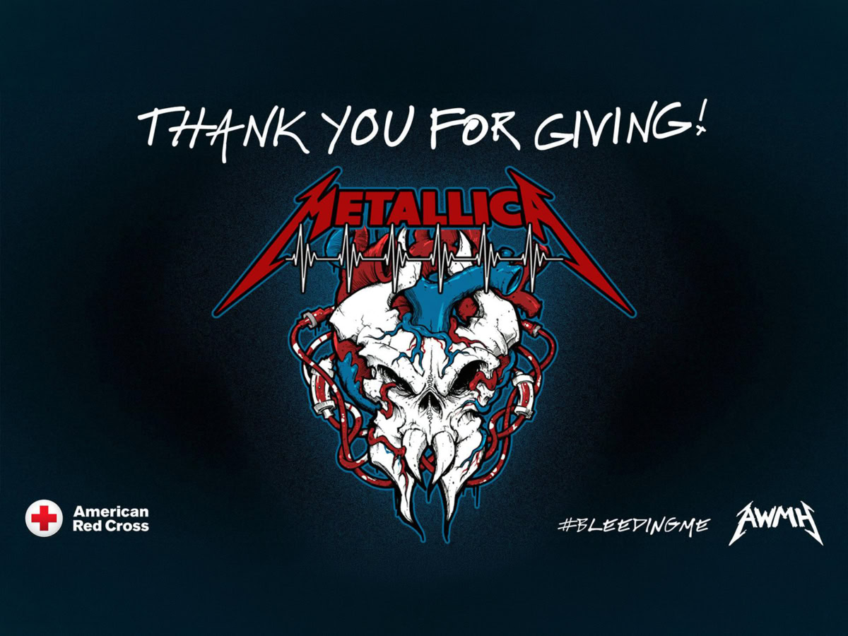 Η κοινωνική προσφορά των Metallica μέσα από την εθελοντική αιμοδοσία